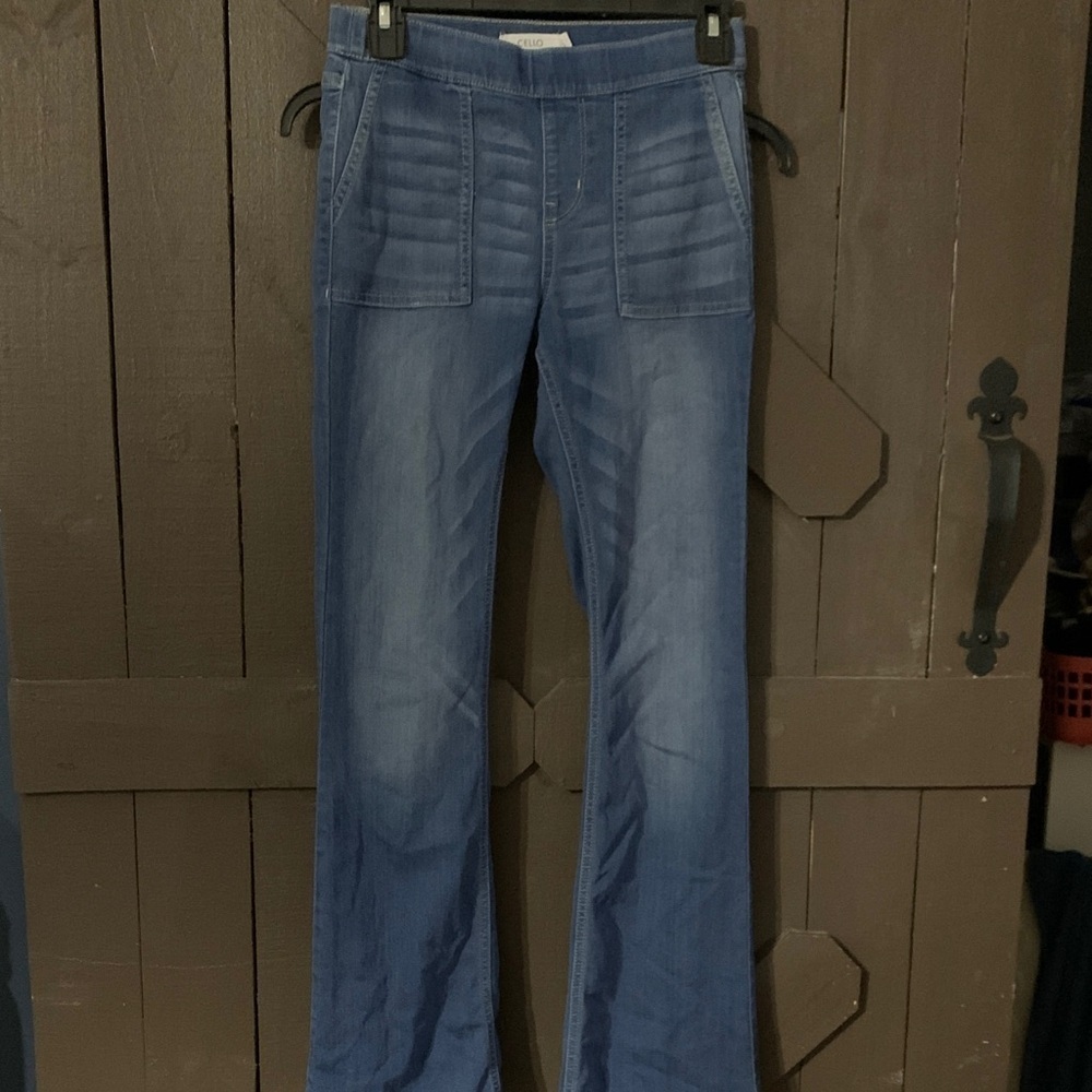 Cello Blue Flare & Wide Leg Jeans